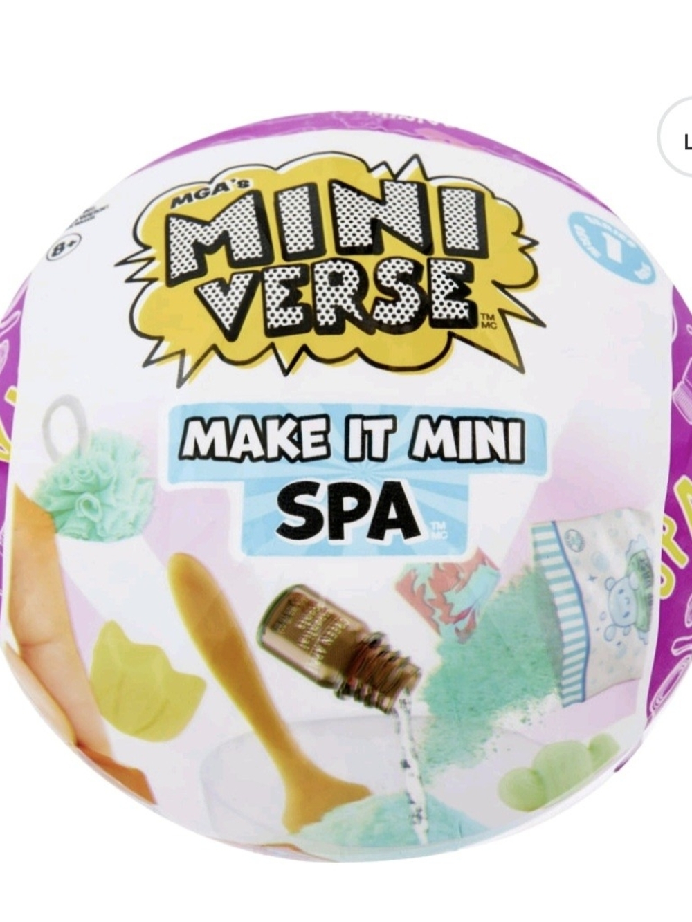 NWT Miniverse Make It Mini Spa Mystery Ball Series 1 Sealed
